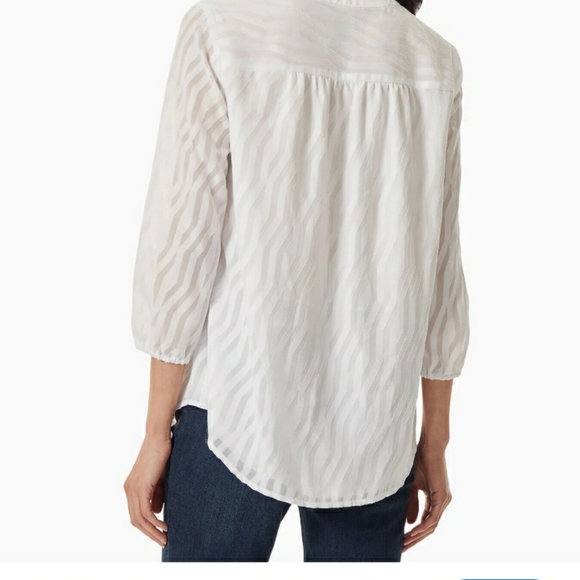 J.Jill Black Knit Hoodie w/Tan WhipStitch Zipper Cardigan Sz Medium VNUC ♥ - Picture 11 of 16